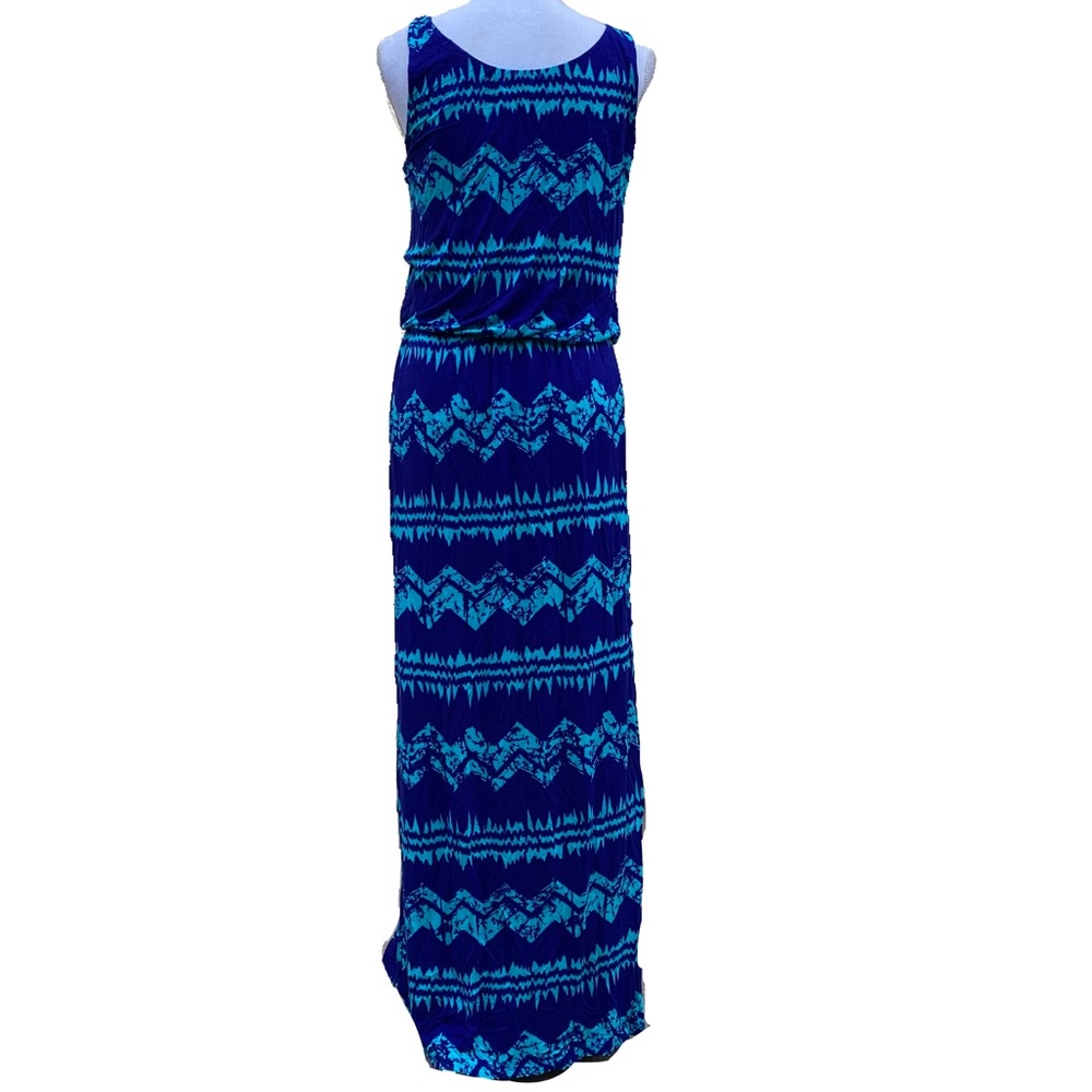 Pixley Woman blue maxi long casual dress Size M